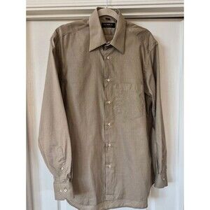 Serica Made In Italy 100% Cotton Sz 15 1/2- Large